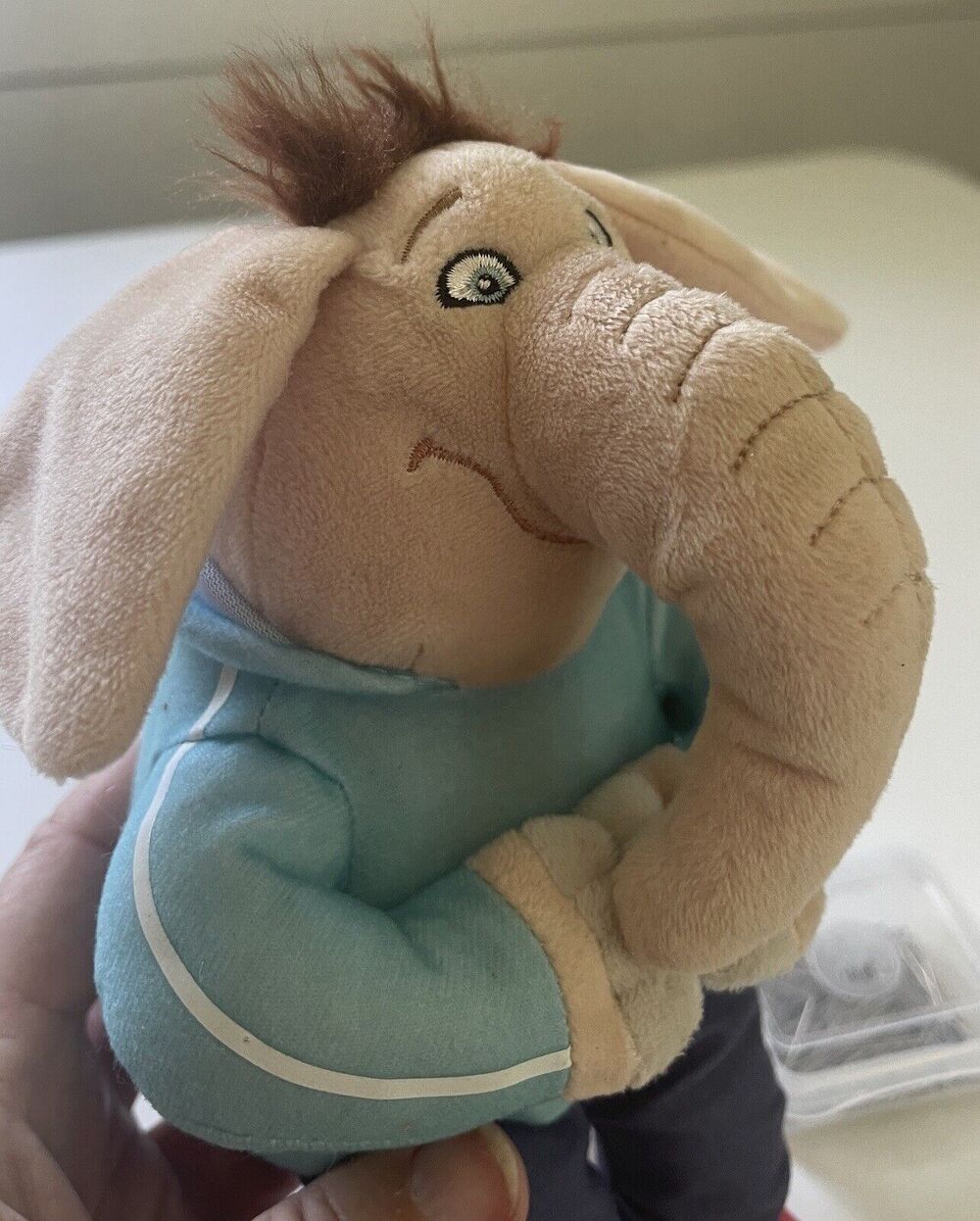 Ty Beanie Babies Sing Meena Beanbag 7" Plush Elephant Stuffed Animal